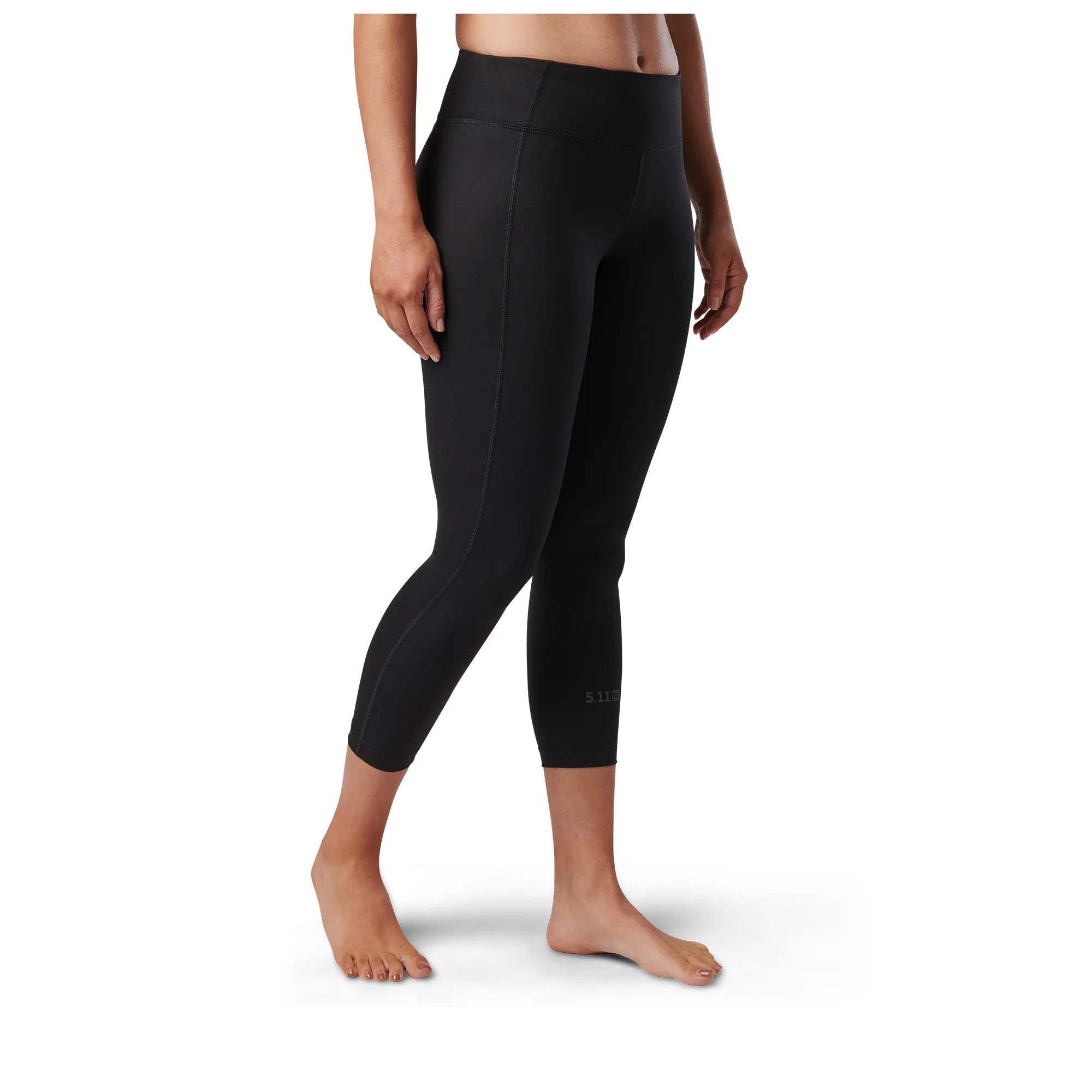 5.11 PT-R Max Effort Capri high-performance training legging with durable nylon and elastane jersey blend