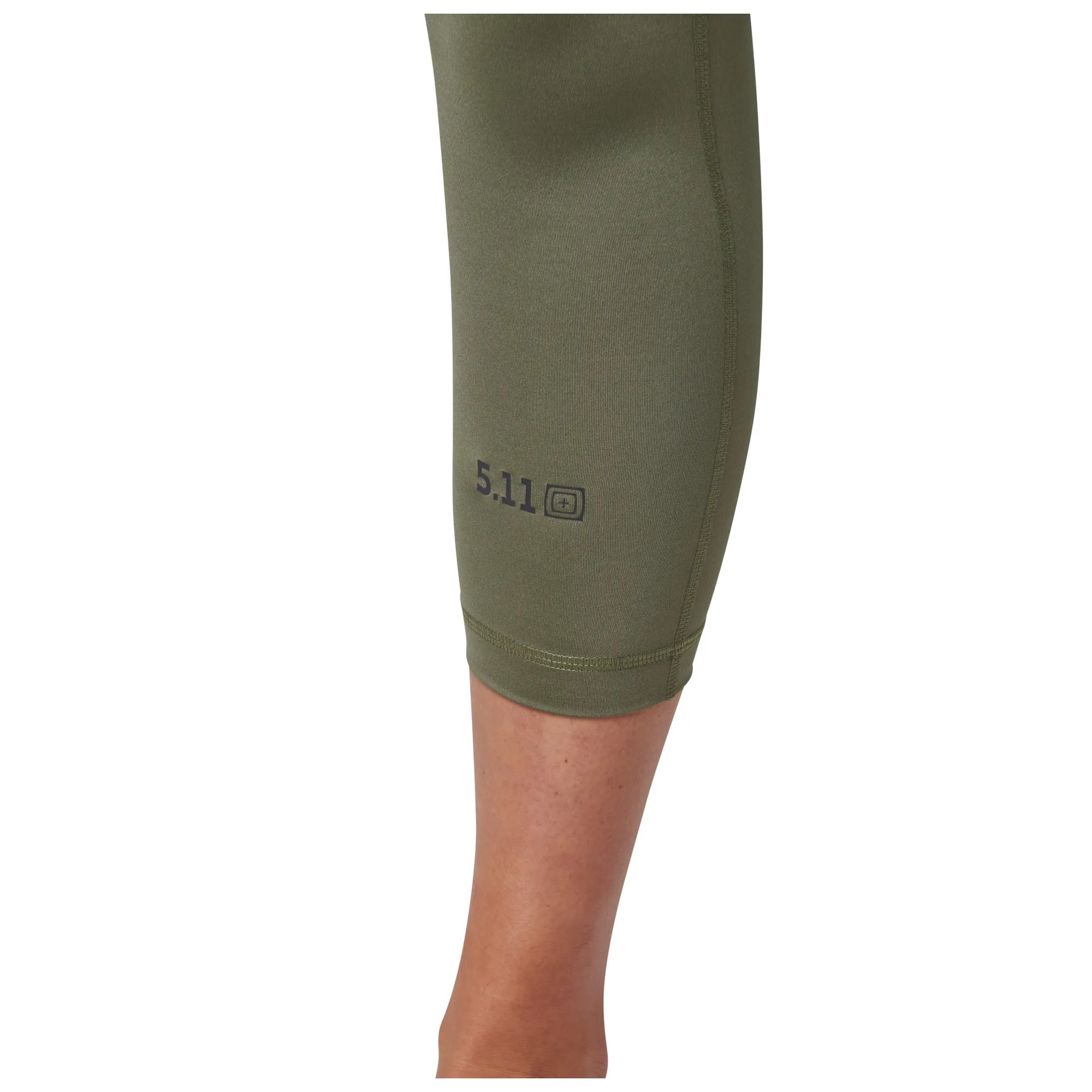5.11 PT-R Max Effort Capri high-performance training legging with durable nylon and elastane jersey blend