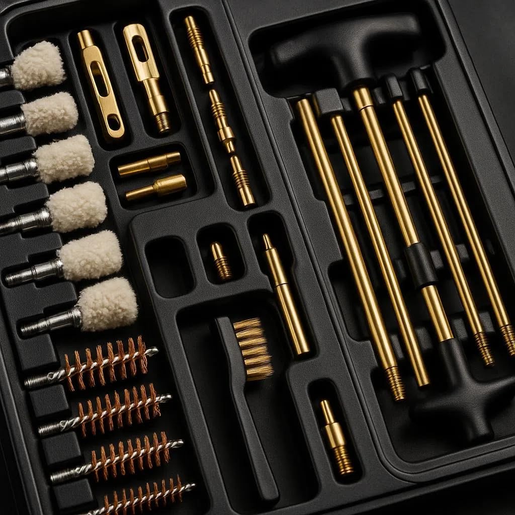 Neorom Tactical Universal Gun Cleaning Kit – All-Caliber Cleaning Supplies with Heavy-Duty Brass, Brushes & Full Maintenance Set