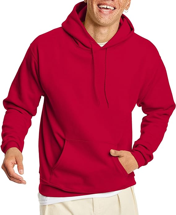 Hanes Men's Hoodie, EcoSmart Fleece Hoodie, Hooded Sweatshirt for Men
