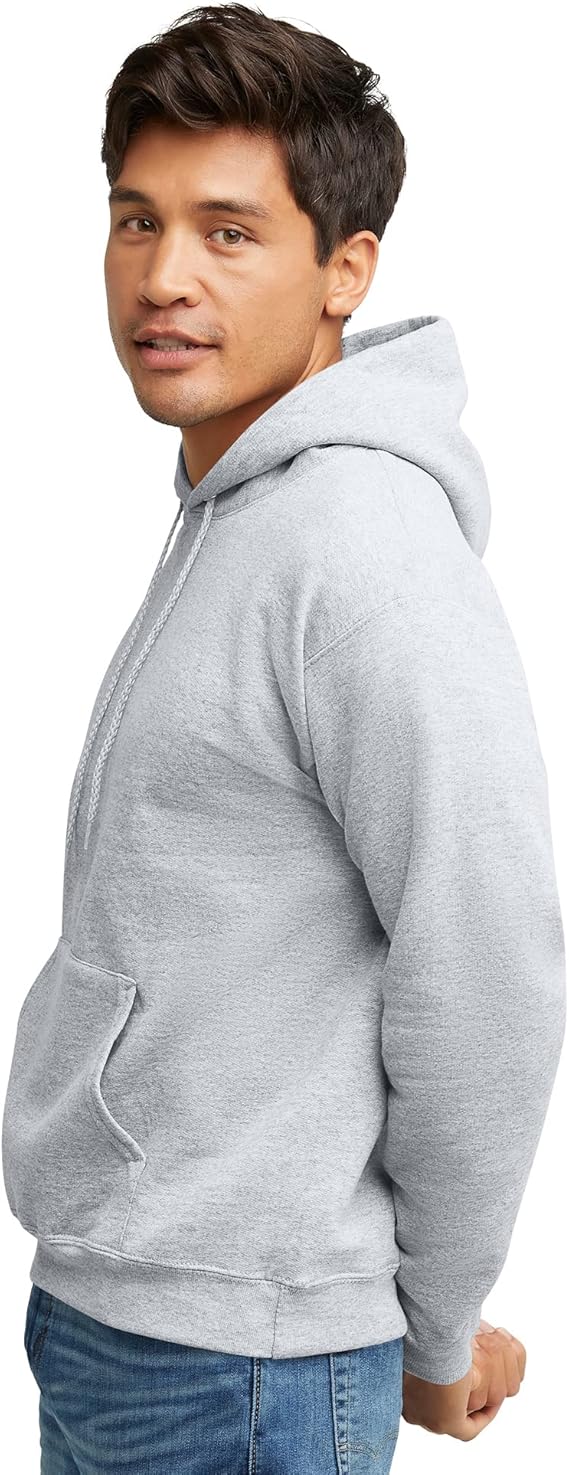 Hanes Men's Hoodie, EcoSmart Fleece Hoodie, Hooded Sweatshirt for Men